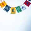 Hindu Religious Prayer Flags