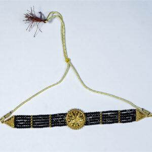 round gold plated choker (pahadi jewellery)