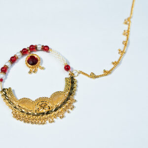 designer kumaoni Garhwali Nath with chain
